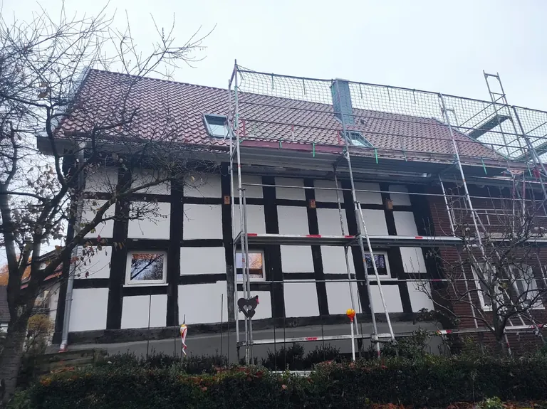 Teil-Restaurierung Fachwerkhaus — Lemgo Altstadt